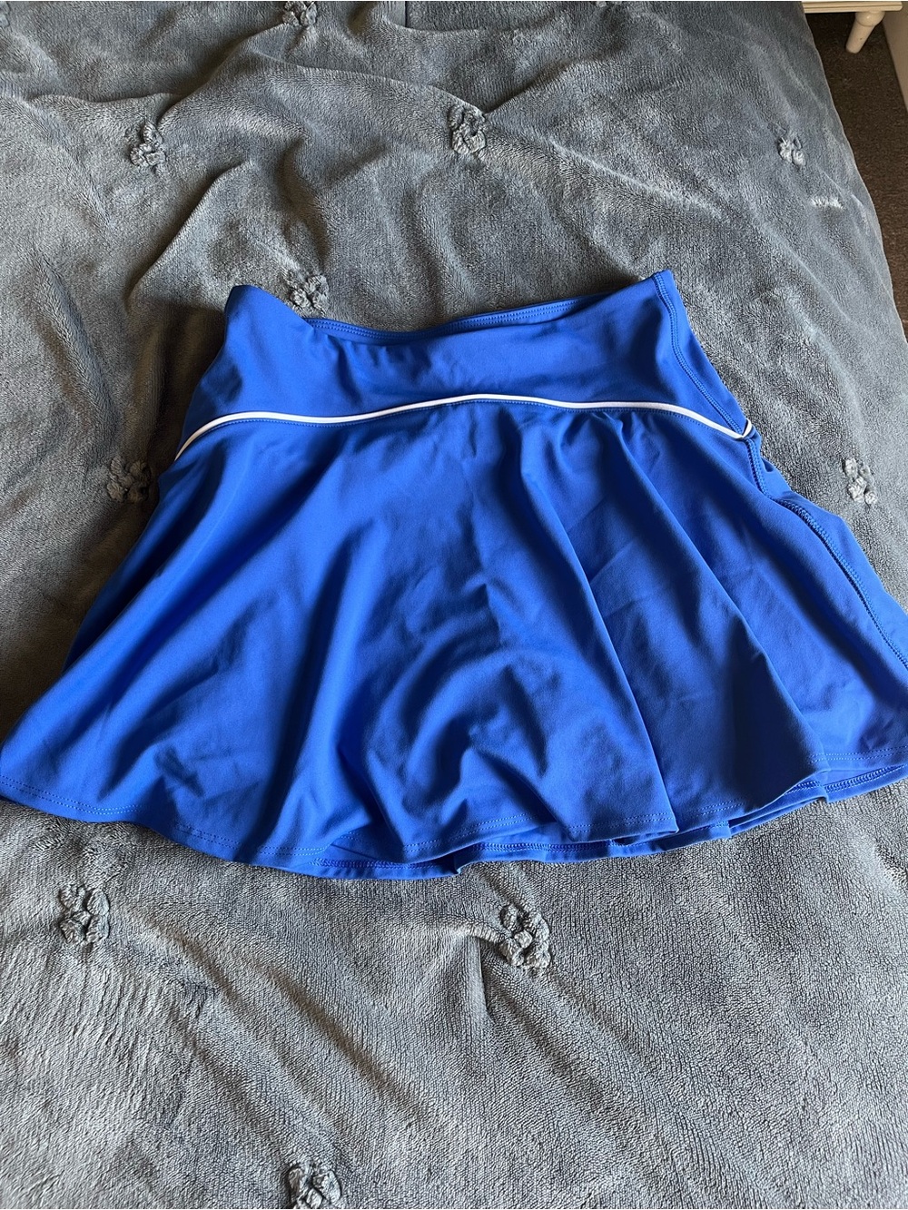 Old Navy Royal Blue Skater Athletic Skort with White Piping